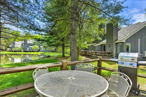 Deck and On-Site Fishing Pond Lake Harmony Home! Lake Harmony